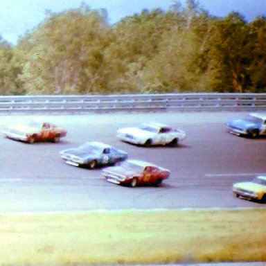 #14 Coo Coo Marlin #2 Dave Marcis #67 Buddy Arrington #24 Cecil Gordon #21 David Pearson #16 Gary Bettenhausen 1974 Motor State 400 @ Michigan