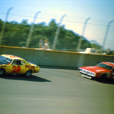 USAC #28 A J Foyt #71 Bobby Unser 1974 Twin 200 @ Michigan