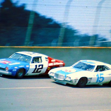 #12 Bobby Allison #15 Buddy Baker 1974 Yankee 400 @ Michigan