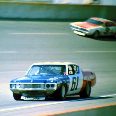 USAC #61 Gary Bettenhausen #3 Paul Feldner 1973 Twin 200 @ Michigan