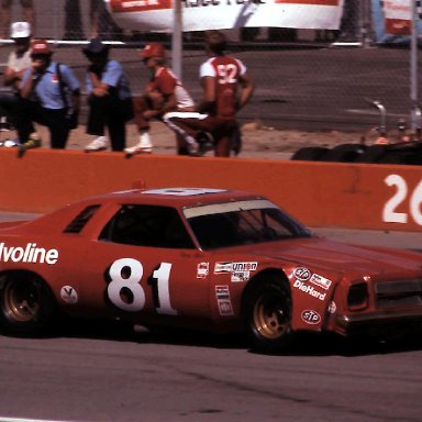 #81 Terry Ryan 1977 Cam 2 Motor Oil 400 @ Michigan