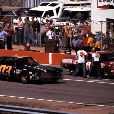 #03 Bill Seifert #1 Donnie Allison 1977 Cam 2 Motor Oil 400 @ Michigan