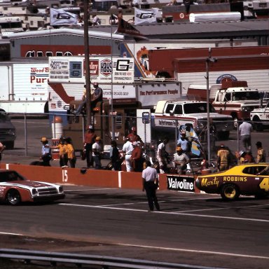 #42 Marty Robbins #2 Dave Marcis 1977 Cam 2 Motor Oil 400 @ Michigan