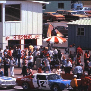 #01 Earle Canavan #12 Bobby Allison #15 Buddy Baker 1977 Champion Spark Plug 400 @ Michigan