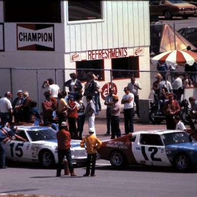 #12 Bobby Allison #15 Buddy Baker  1977 Champion Spark Plug 400 @ Michigan