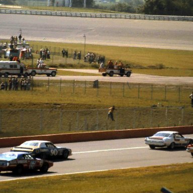 #47 Bruce Hill #81 Terry Ryan #90 Richard Brooks #67 Buddy Arrington 1977 Champion Spark Plug 400 @ Michigan