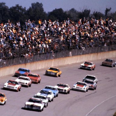 #21 David Pearson #11 Cale Yarborough 1977 Champion Spark Plug 4oo @ Michigan