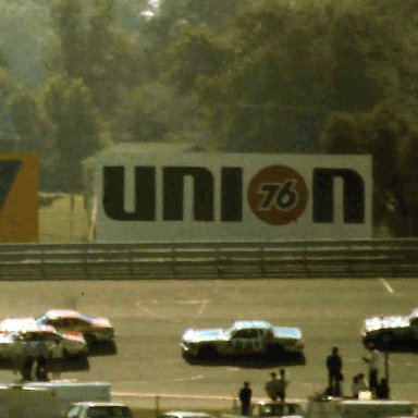 #21 David Pearson #11 Cale Yarborough #88 Darrell Waltrip #72 Benny Parsons 1977 Champion Spark Plug 400 @ Michigan