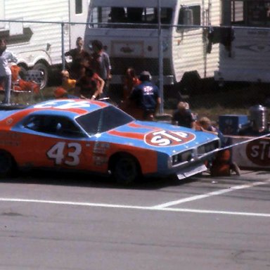 #43 Richard Petty  1977 Champion Spark Plug 400 @ Michigan