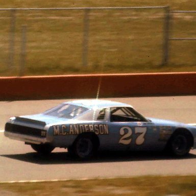 #27 Sam Sommers  1977 Champion Spark Plug 400 @ Michigan