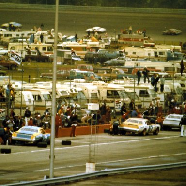 #47 Harry Gant #2 Dale Earnhart #43 Richard Petty 1980 Gabriel 400 @ Michigan