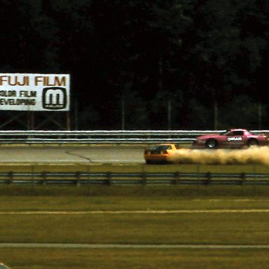 IROC 1984 Johnny Rutherford spin @ Michigan