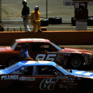 #95 Sterling Marlin #67 Buddy Arrington 1984 Champion Spark Plug 400 @ Michigan