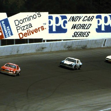 #9 Bill Elliott #33 Harry Gant #16 David Pearson 1984 Champion Spark Plug 400 @ Michigan