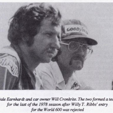 Will Cronkrite & Dale Earnhardt