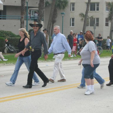 Richard Petty at the North Turn SIgn