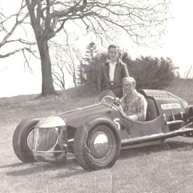 Jack Smith in the rear engine machine.