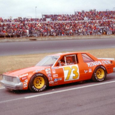 Steve Moore's 1981 Chevy Malibu Daytona Qualifying