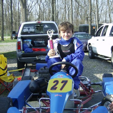 brendan with 1st trophy