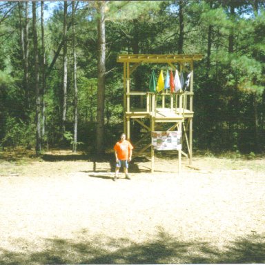 Rebuilt Flagstand at Occoneechee/Orange Speedway