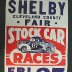 Shelby Clevland County Fair stock car poster