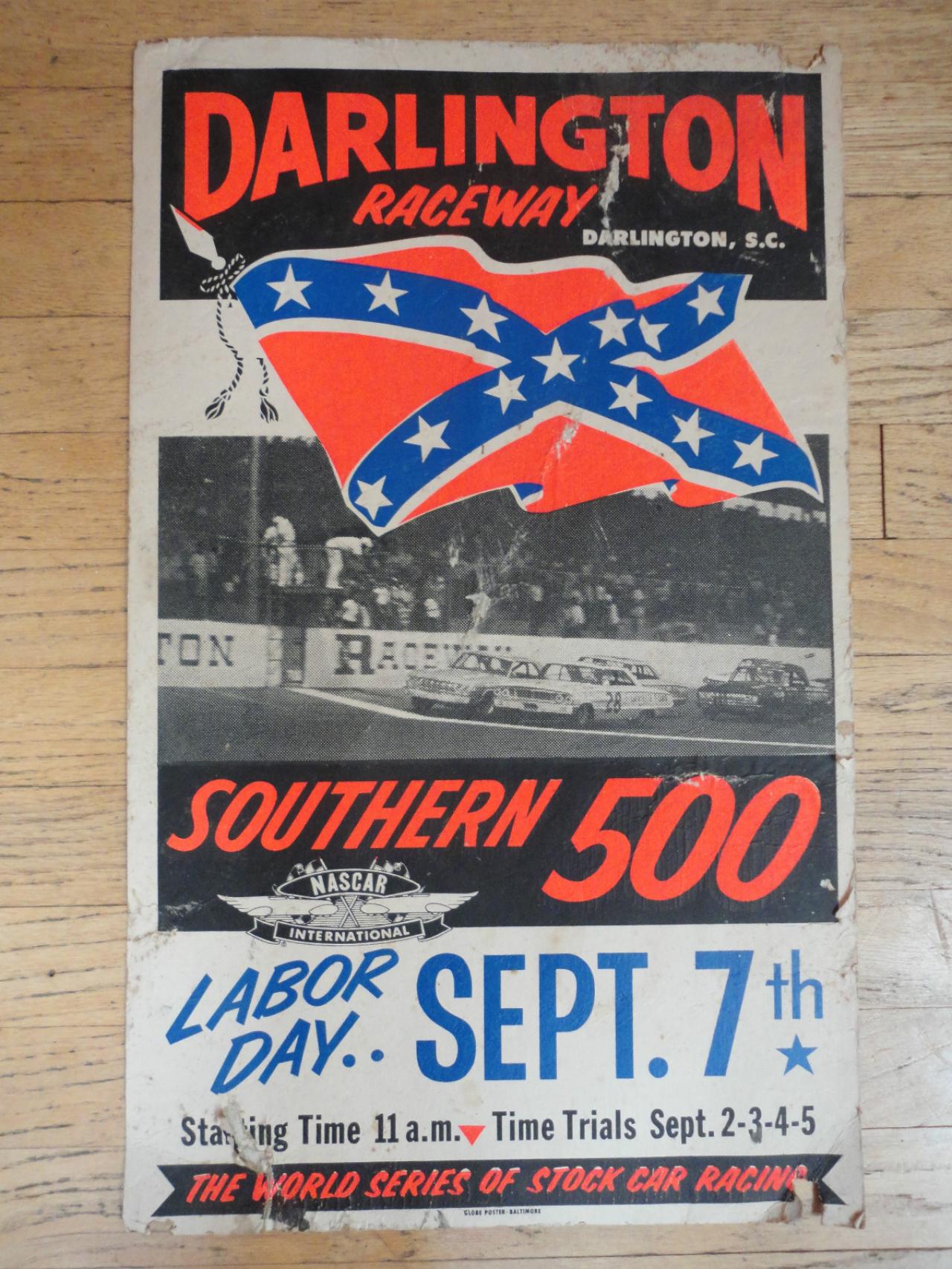 Stock Car Poster Darlington Southern 500 Gallery Jim Wilmore