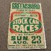 Stock car poster Greensboro Fairgrounds, NC