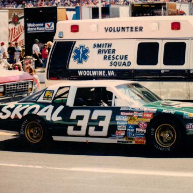 Pannill Sweatshirts 500, Martinsville Speedway, April 24, 1988