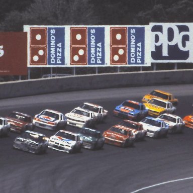 #55 Phil Parsons #3 Dale Earnhart 1987 Miller American 400 @ Michigan