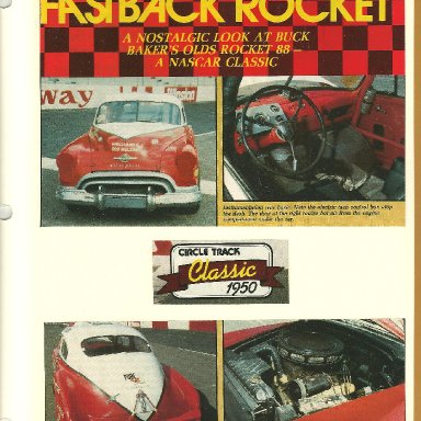 Buck Bakers 1950 Olds Rocket 88