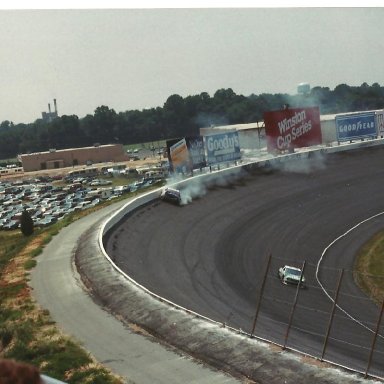 Morgan Shepherd crash, Dover, June, 1989 001