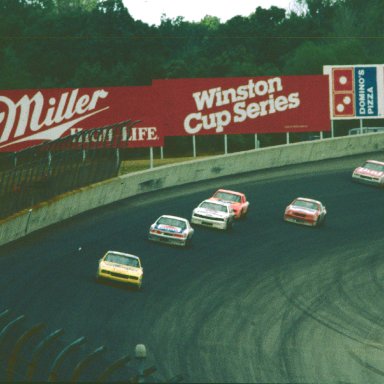 #3 Dale Earnhardt #21 Kyle Petty #28 Davey Allison 1987 @ MIS Miller American 400