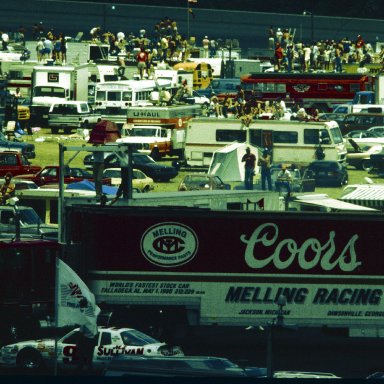 #9 Bill Elliott's Hauler 1987 @ MIS Miller American 400..