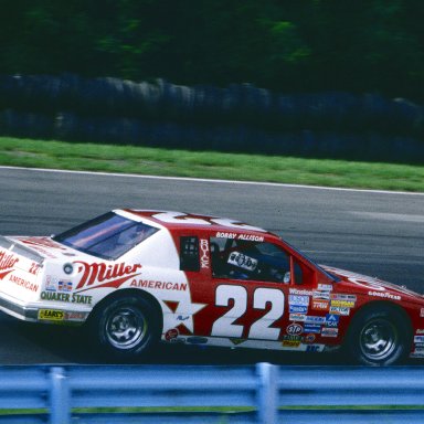 #22 Bobby Allison 1986 The Budweiser at the Glen @ Watkins Glen International...