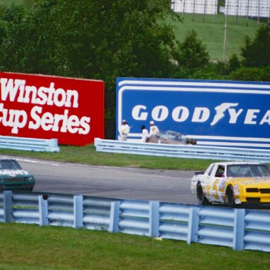 #5 Geoff Bodine & #33 Harry Gant 1986 The Budweiser at the Glen  @ Watkins Glen International