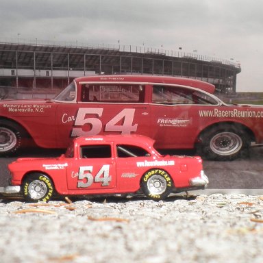 Jimmie Johnsons car 54 & my 1/64 scale car 54