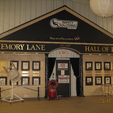 RacersReunion Memory Lane Hall of Fame Wall