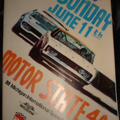 1972 Motor City 400 program