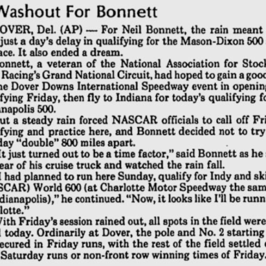 1979 Neil Bonnett Dover Indy
