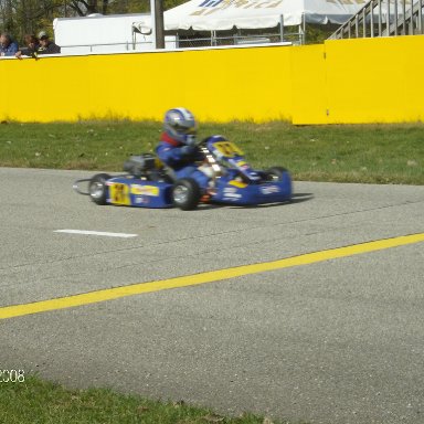 Cole in his 2009 Kart
