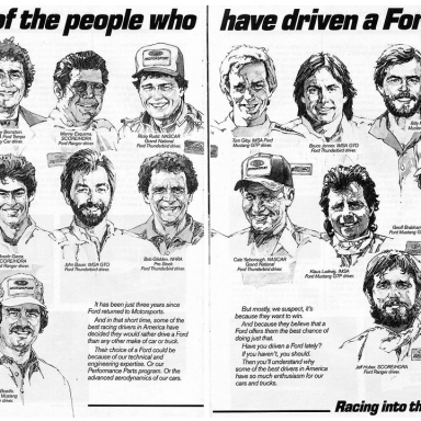 1985 Ford Racing Ad