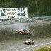 #02 Morgan Shepherd #98 Johnny Rutherford 1981 Champion Spark Plug 400 @ Michigan International Speedway.