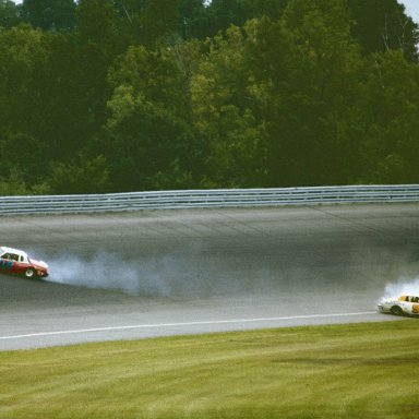 #02 Morgan Shepherd #98 Johnny Rutherford 1981 Champion Spark Plug 400 @ Michigan International Speedway...