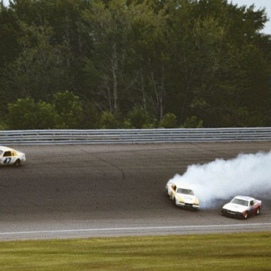 #02 Morgan Shepherd #98 Johnny Rutherford 1981 Champion Spark Plug 400 @ Michigan International Speedway....