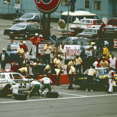 #3 Dale Earnhardt #33 Harry Gant 1981 Champion Spark Plug 400 @ Michigan International Speedway