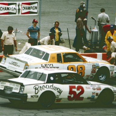 #98 Johnny Rutherford #52 Jimmy Means 1981 Champion Spark Plug 400 @ Michigan International Speedway..