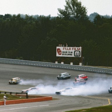 #66 Lake Speed #5 Joe Millikan 1981 Champion Spark Plug 400 @ Michigan International Speedway.