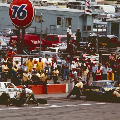 #3 Dale Earnhardt #33 Harry Gant 1981 Champion Spark Plug 400 @ Michigan International Speedway