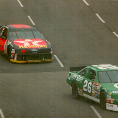 Happy Hour Practice, Matinsville Speedway, Saturday, 9-26-92