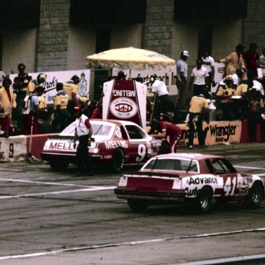 #9 Bill Elliott 1983 Gabriel 400 @ Michigan International Speedway #41 Ronnie Thomas (1)